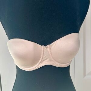 La Senza Strapless Push-up Nude Bra in 34B
